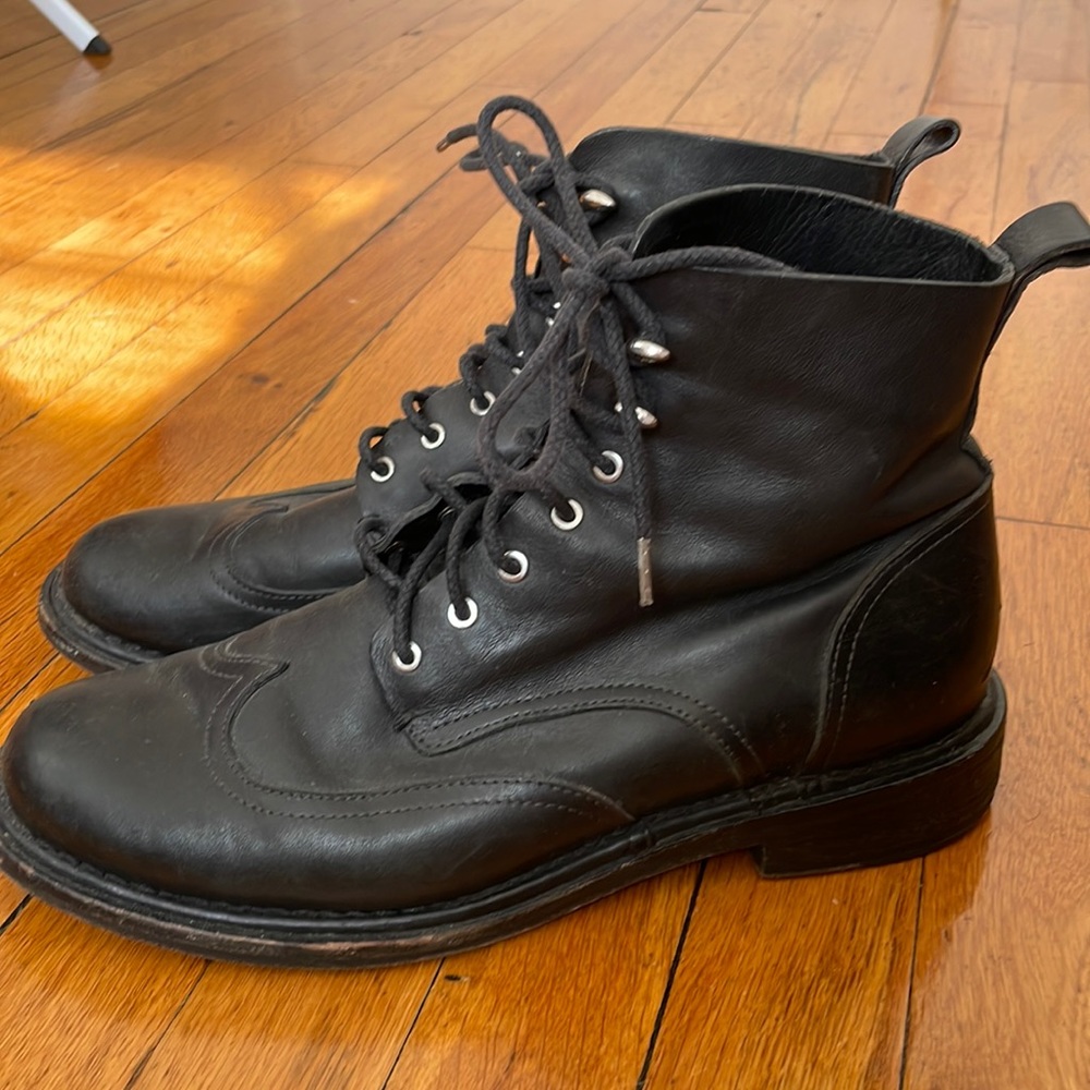 Rag & Bone Black Leather Boots